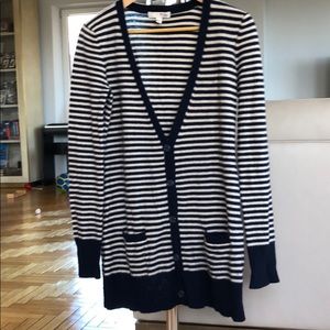 Joie long striped cashmere cardigan